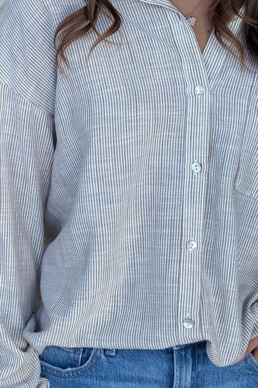 Morgan Button Down Top