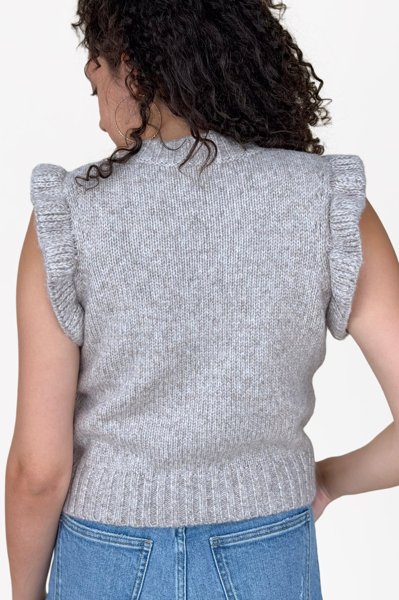 Reya Ruffle Sweater Top