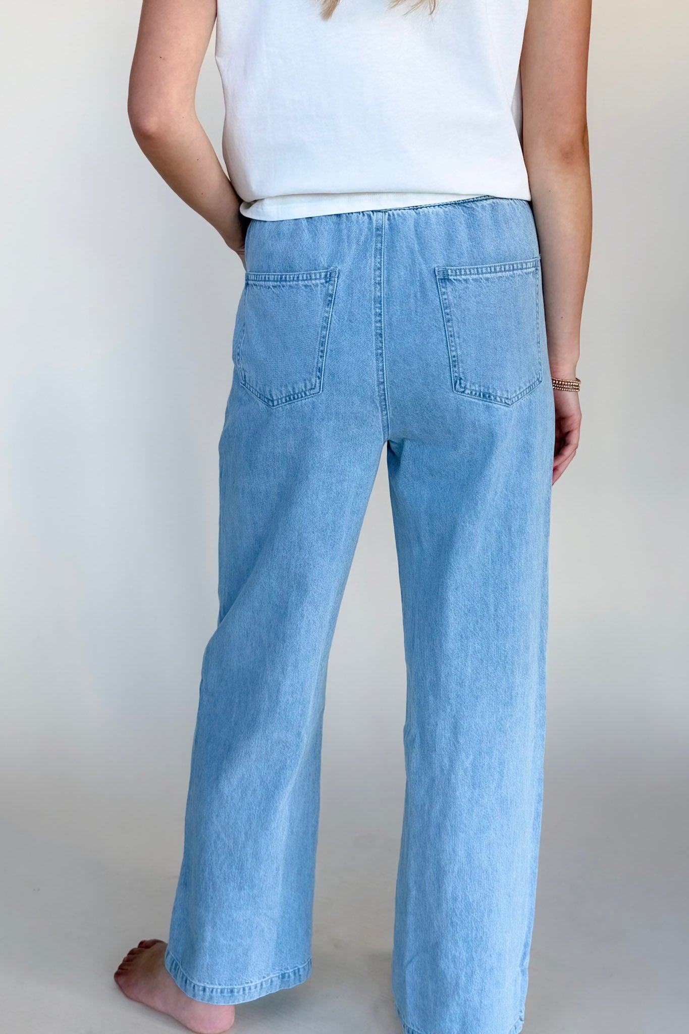 Livvy Wide Leg Denim Pant