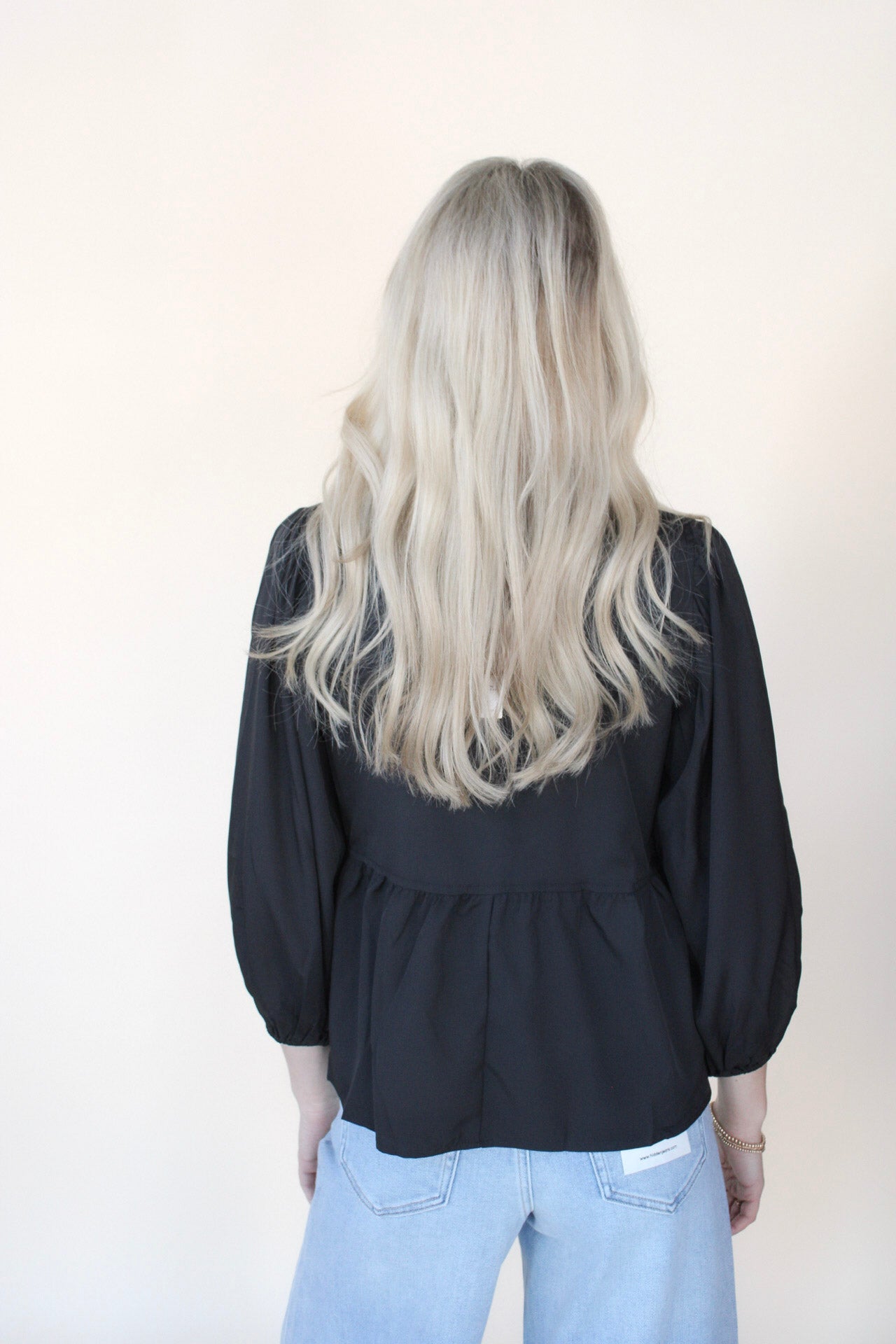 Bailey Woven Tie Blouse