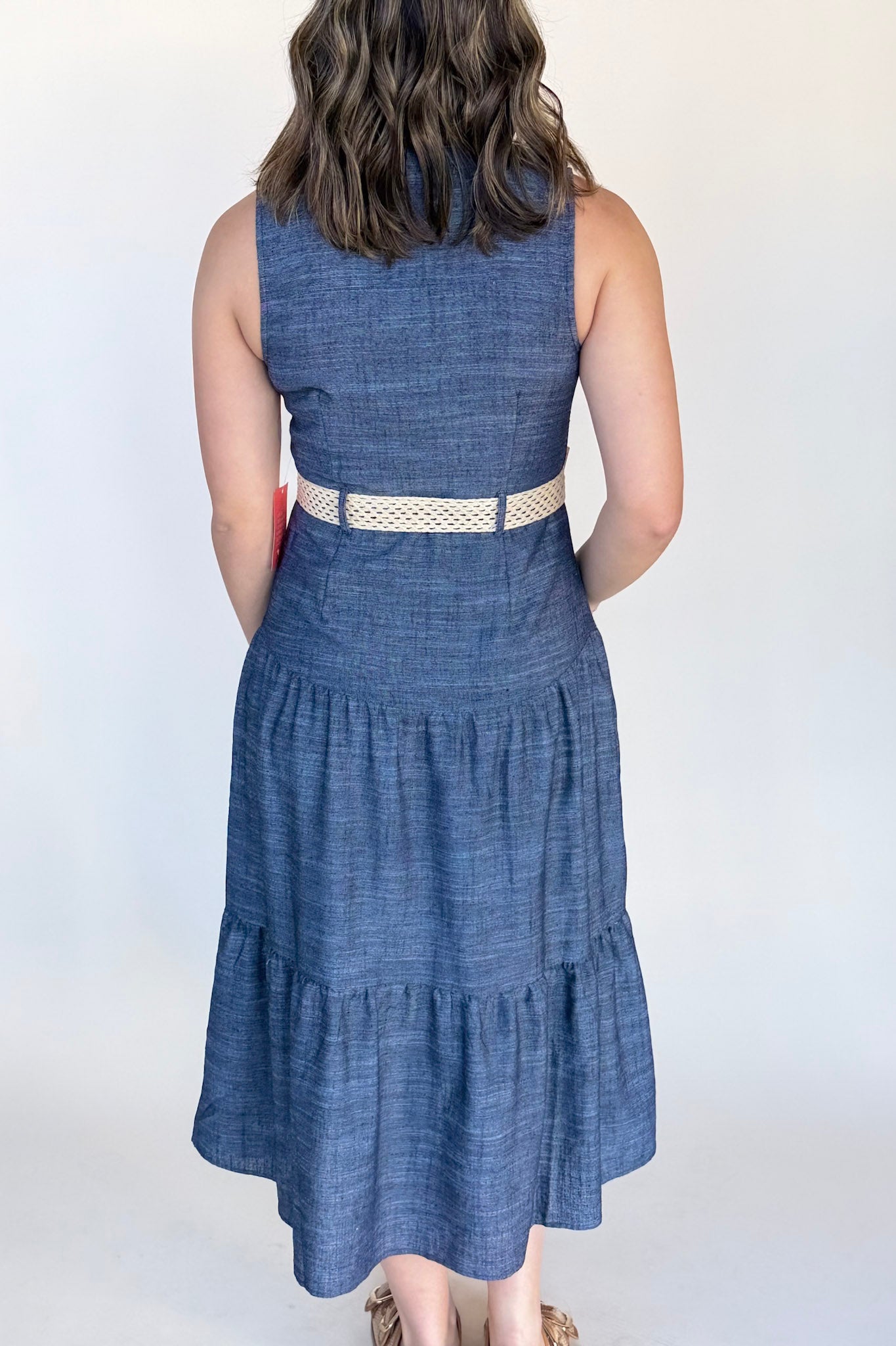 Mallory Button Down Midi Dress