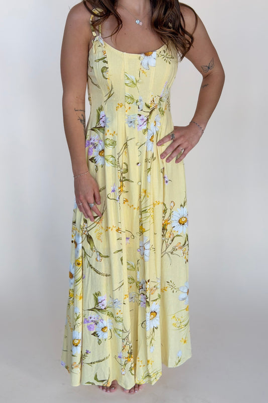 Delaney Floral Midi Dress