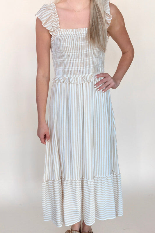 Kai Ruffle Trim Dress