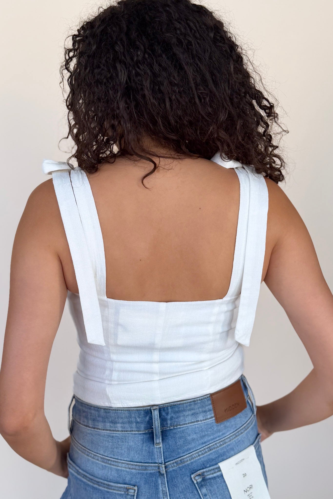 Carly Linen Button Down Top