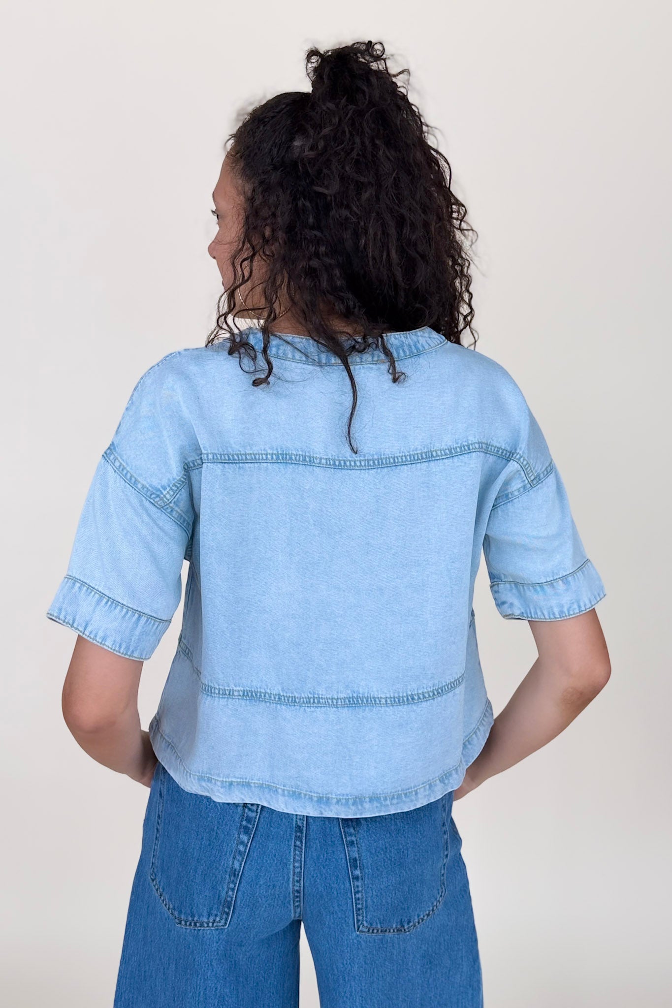 Brianne Denim Top