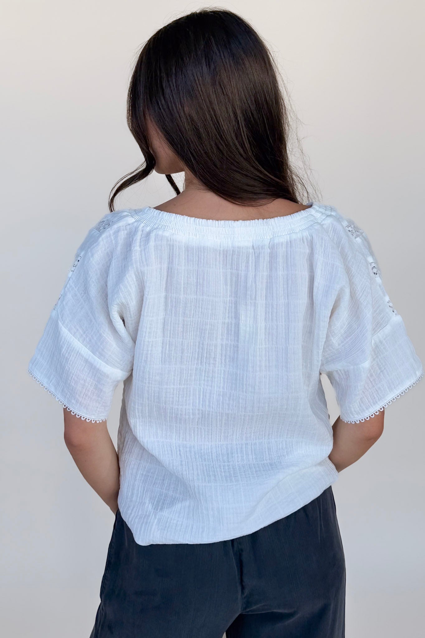 Georgia Gauze Top