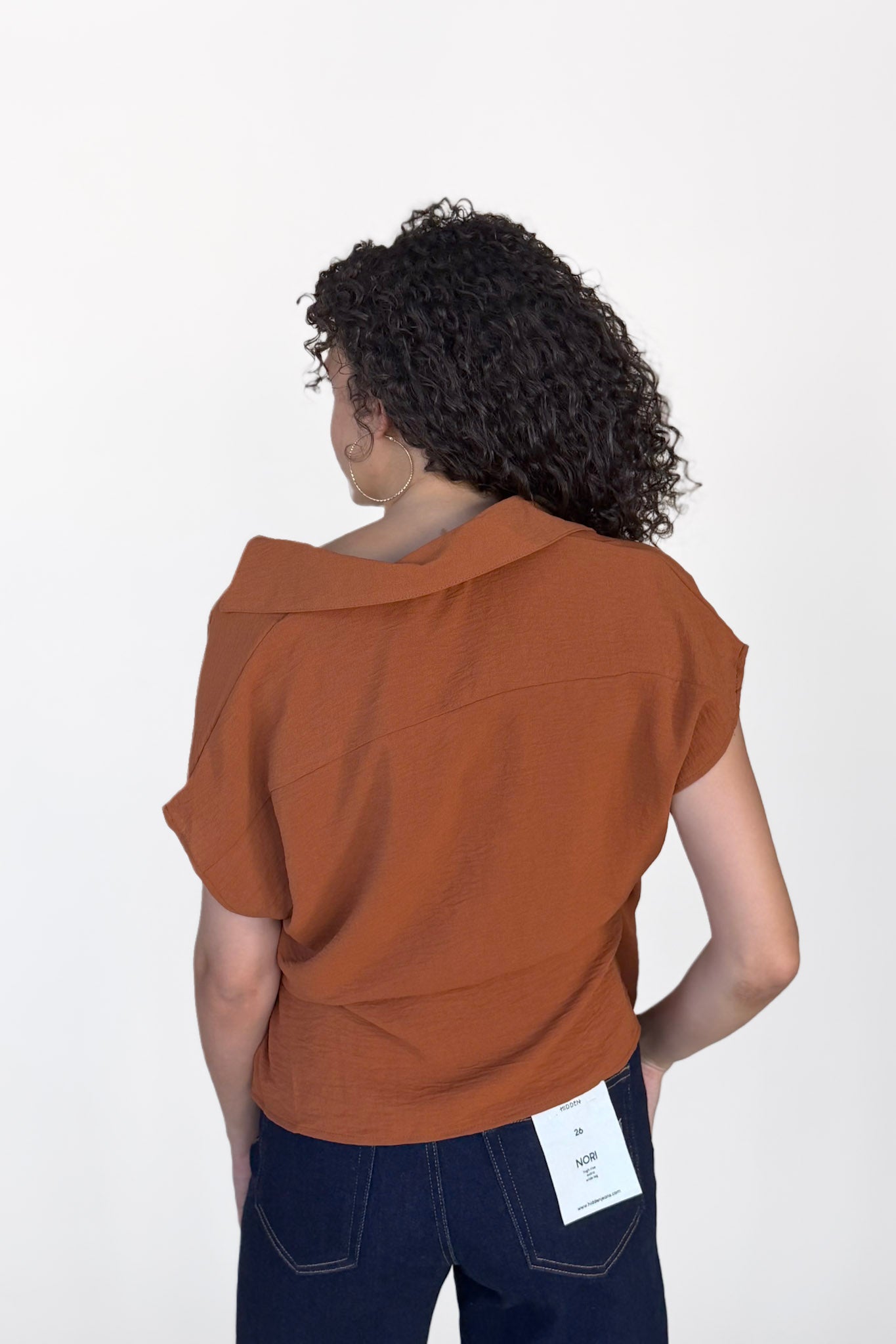 Andi Front Tie Blouse