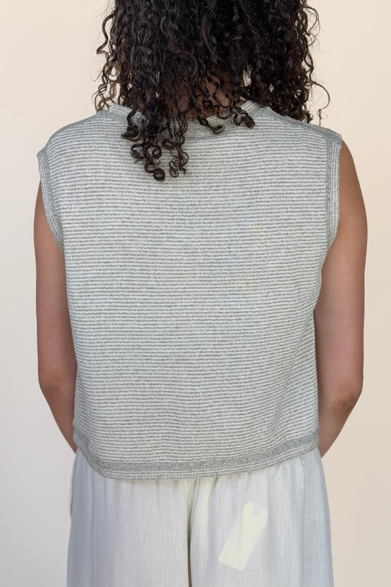 Lydia Pinstripe Sleeveless Knit