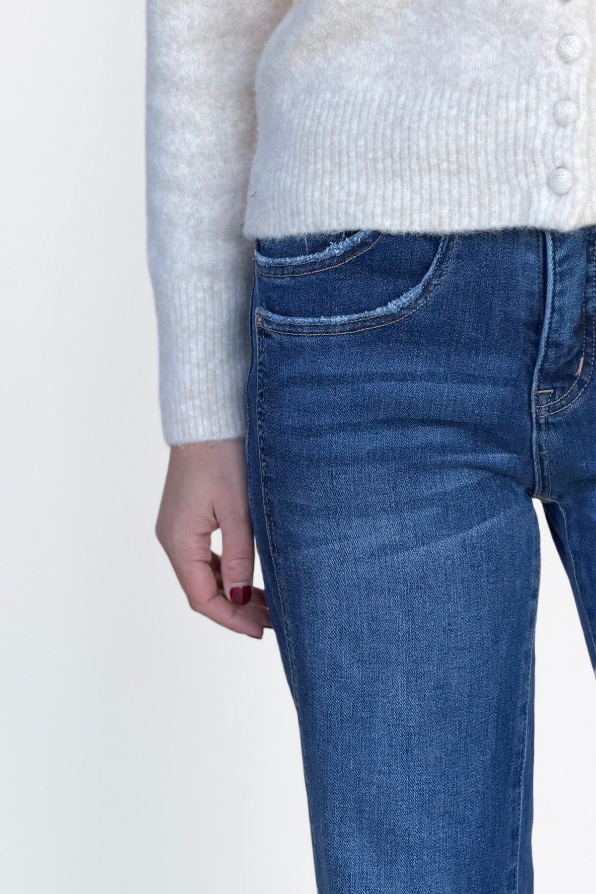 Aubrey Cuffed Denim