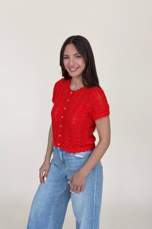 Penny Short Sleeve Sweater