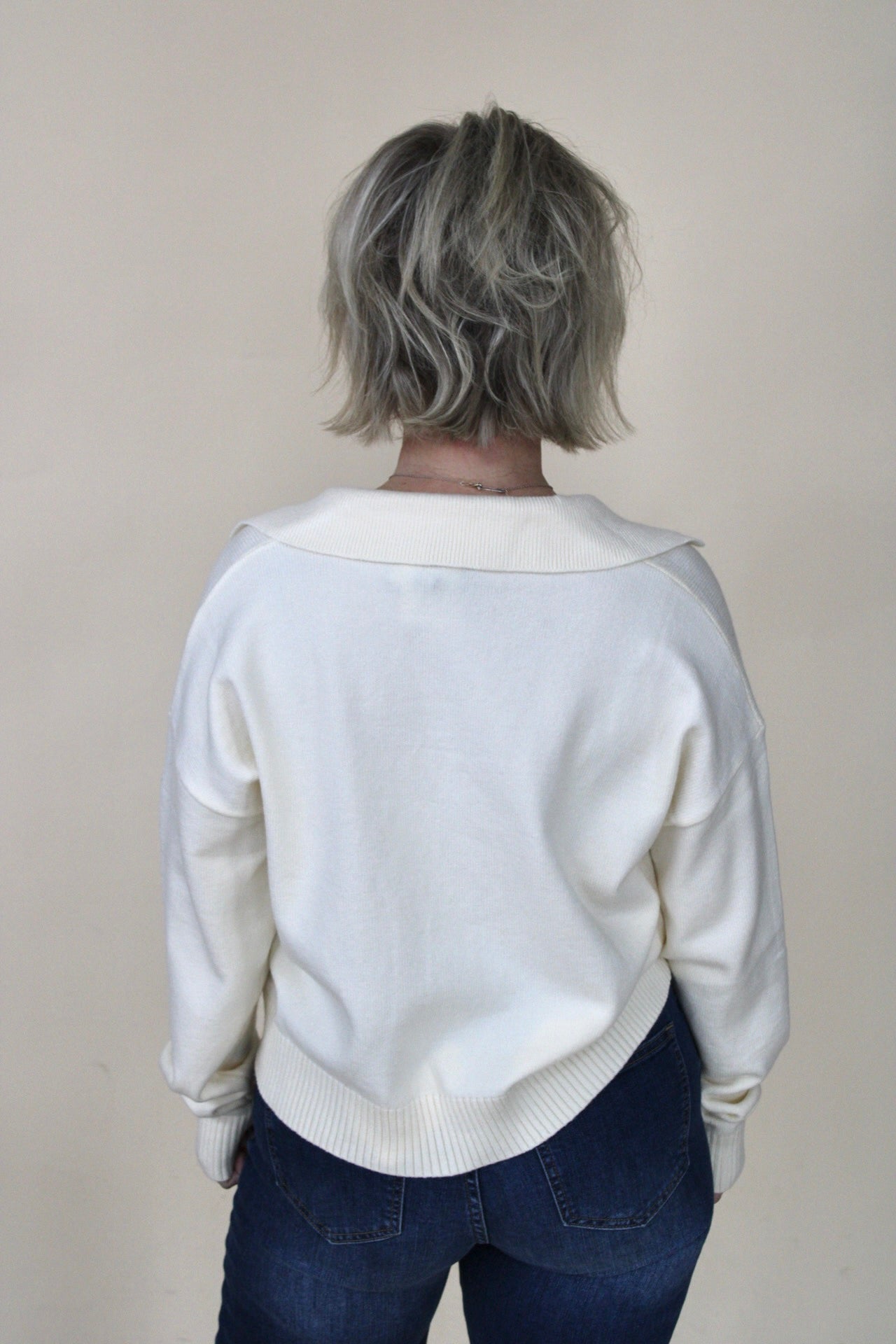 Paige Collared Sweater