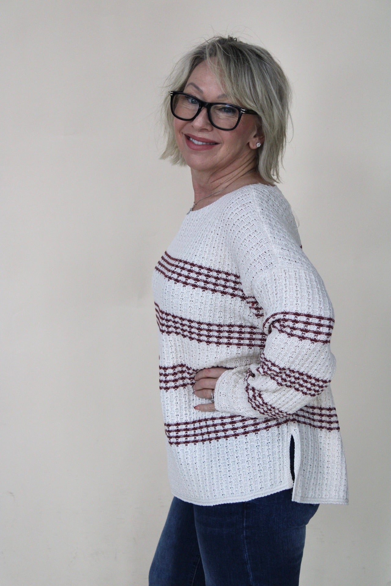 Penelope Stripe Sweater