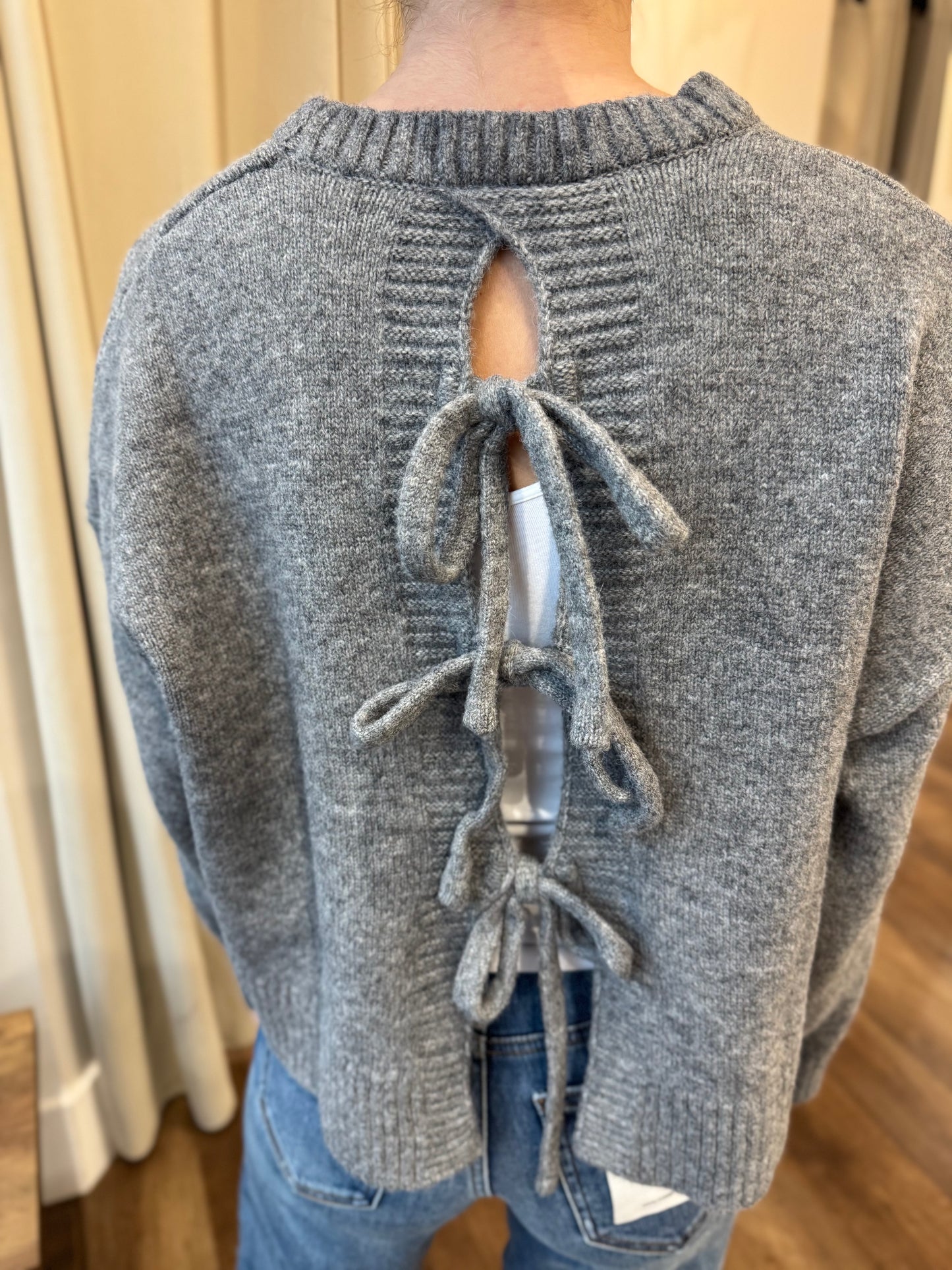 Bobbie Tie Back Sweater
