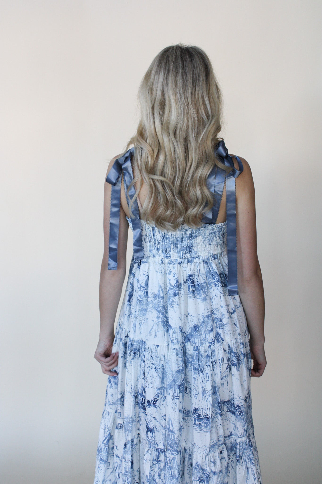 Coastline Contrast Maxi Dress