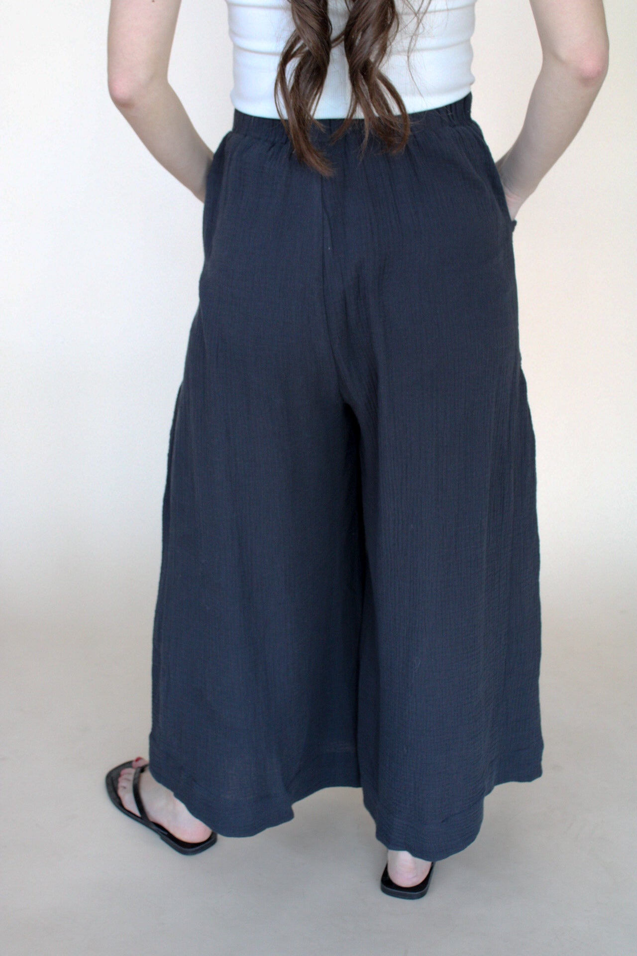 Gemma Gauze Wide Leg Pant
