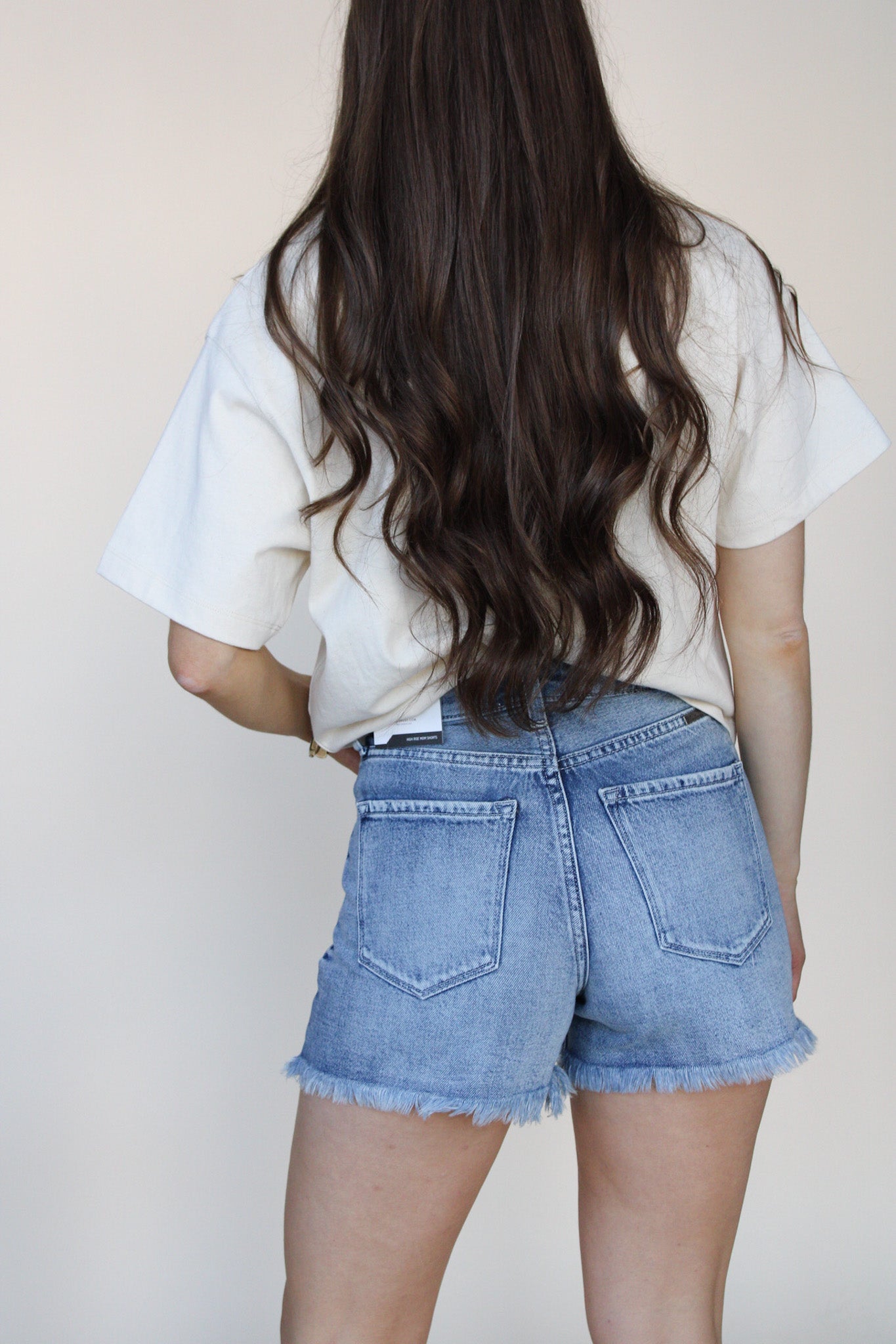 High Rise Mom Shorts