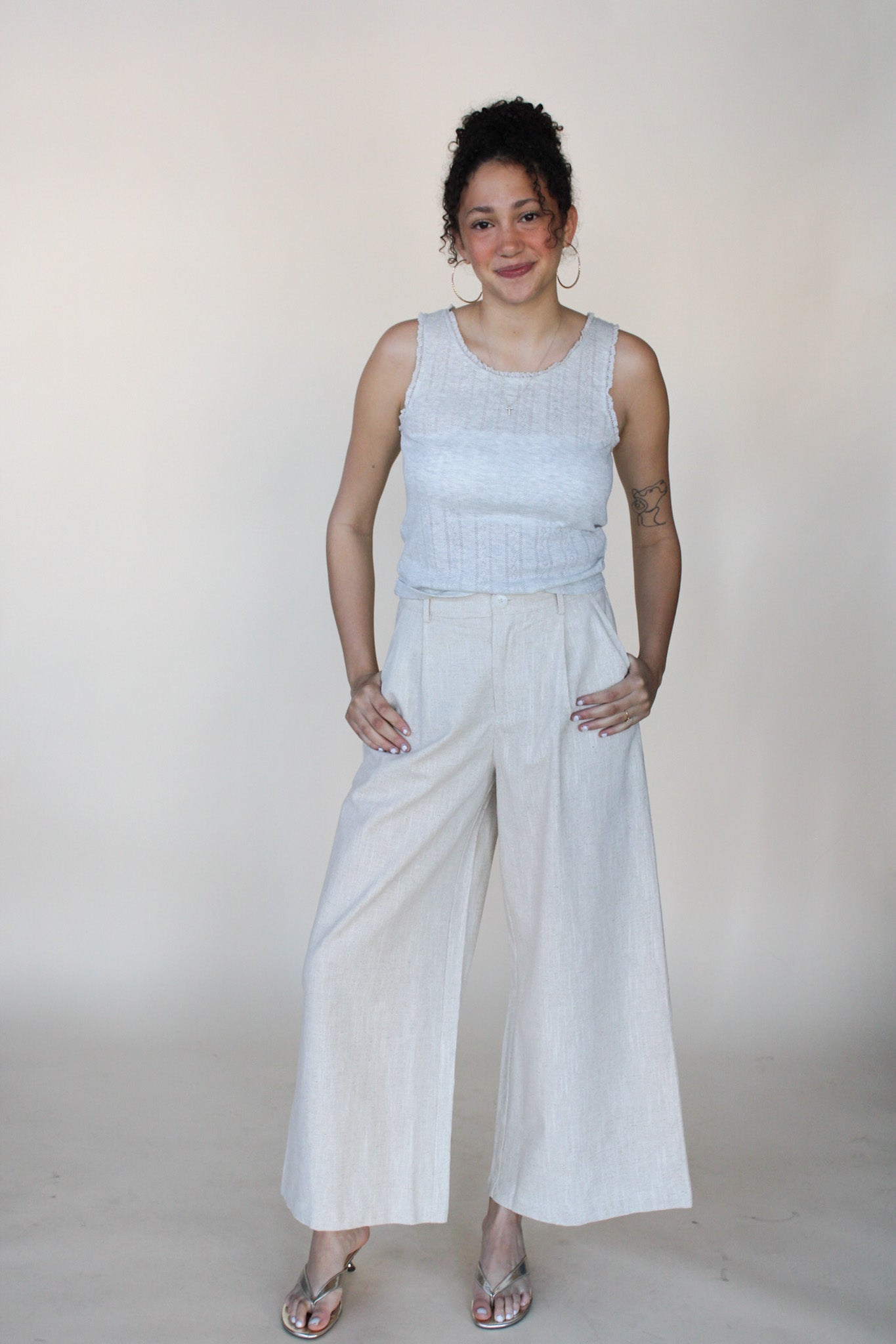 Bryelle Pointelle Top