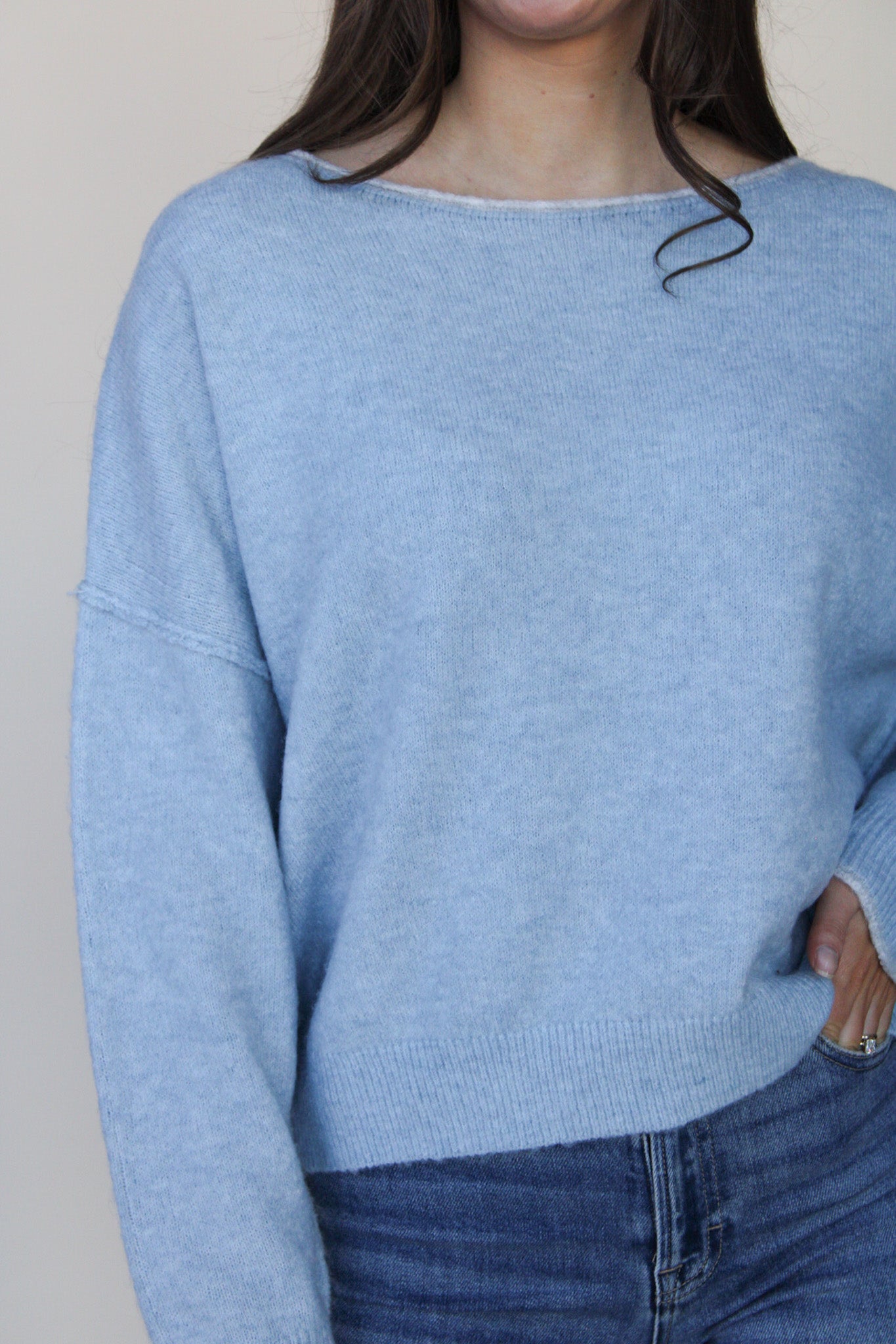 Liza Drop Shouler weater