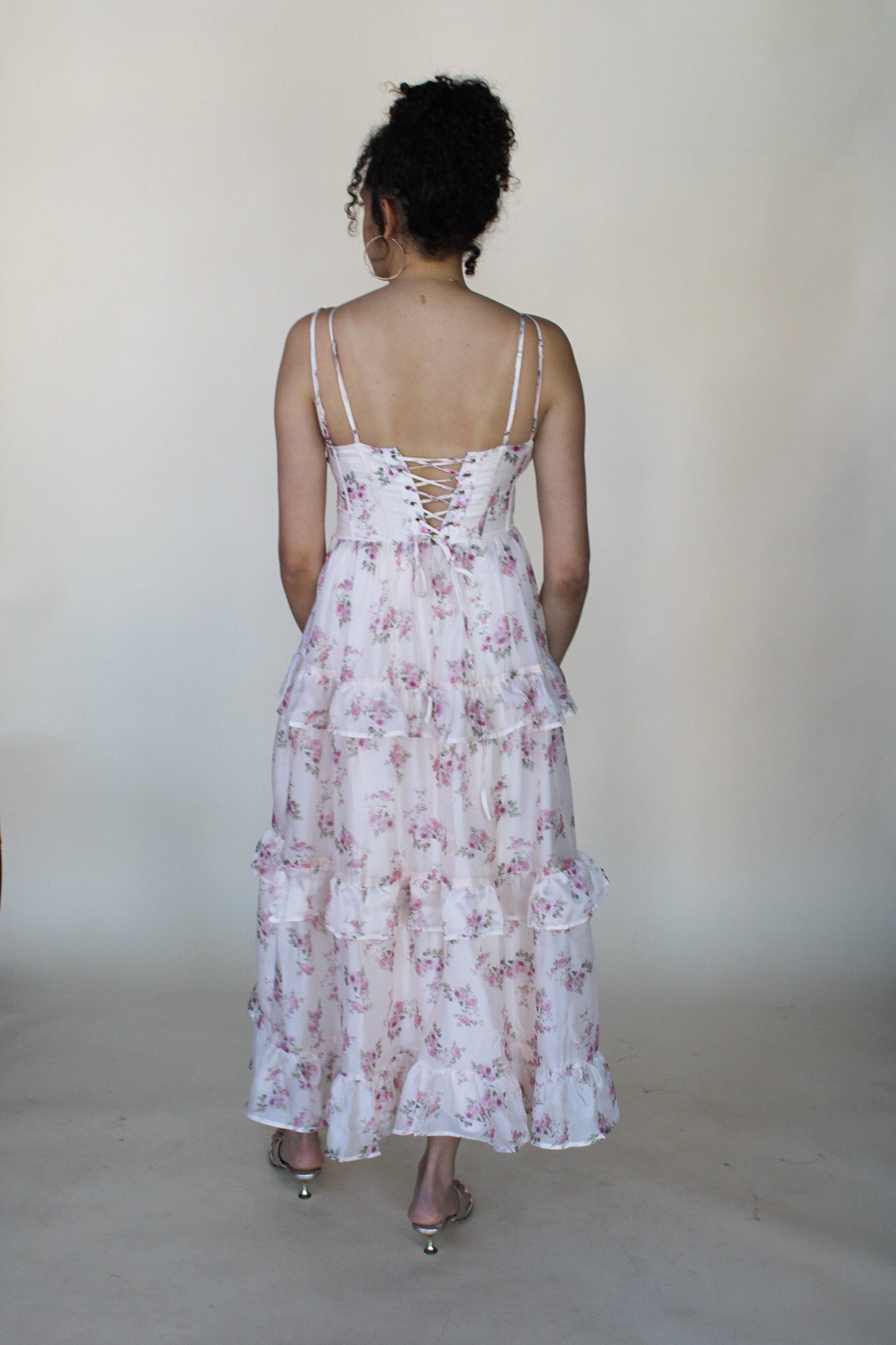 Roxi Floral Ruffle Maxi Dress