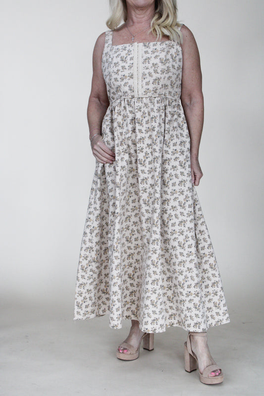 Della Floral Midi Dress