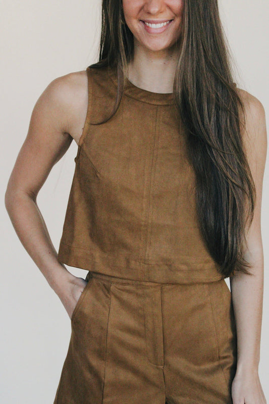 Ella Suede Tank