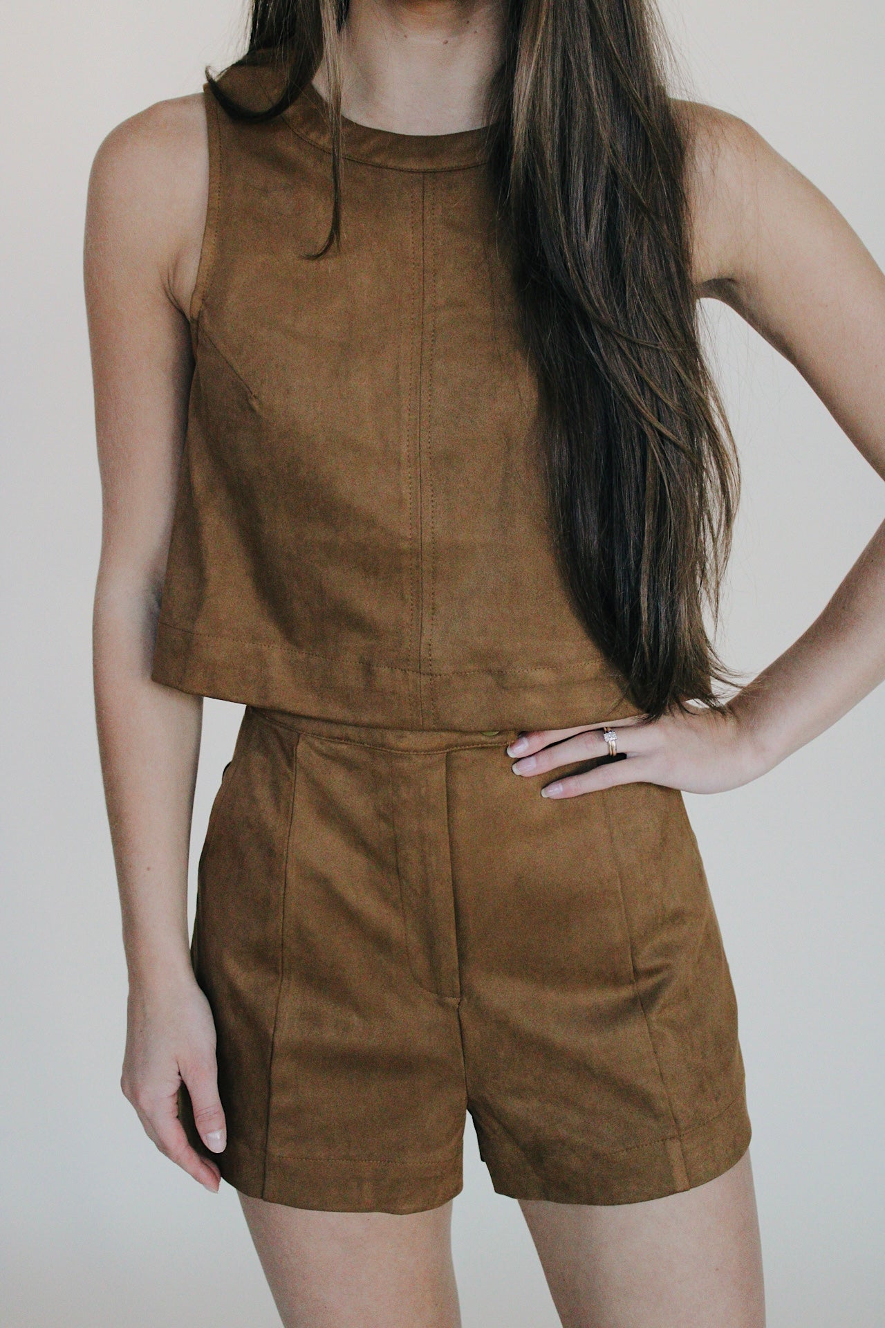 Ella Suede Tank