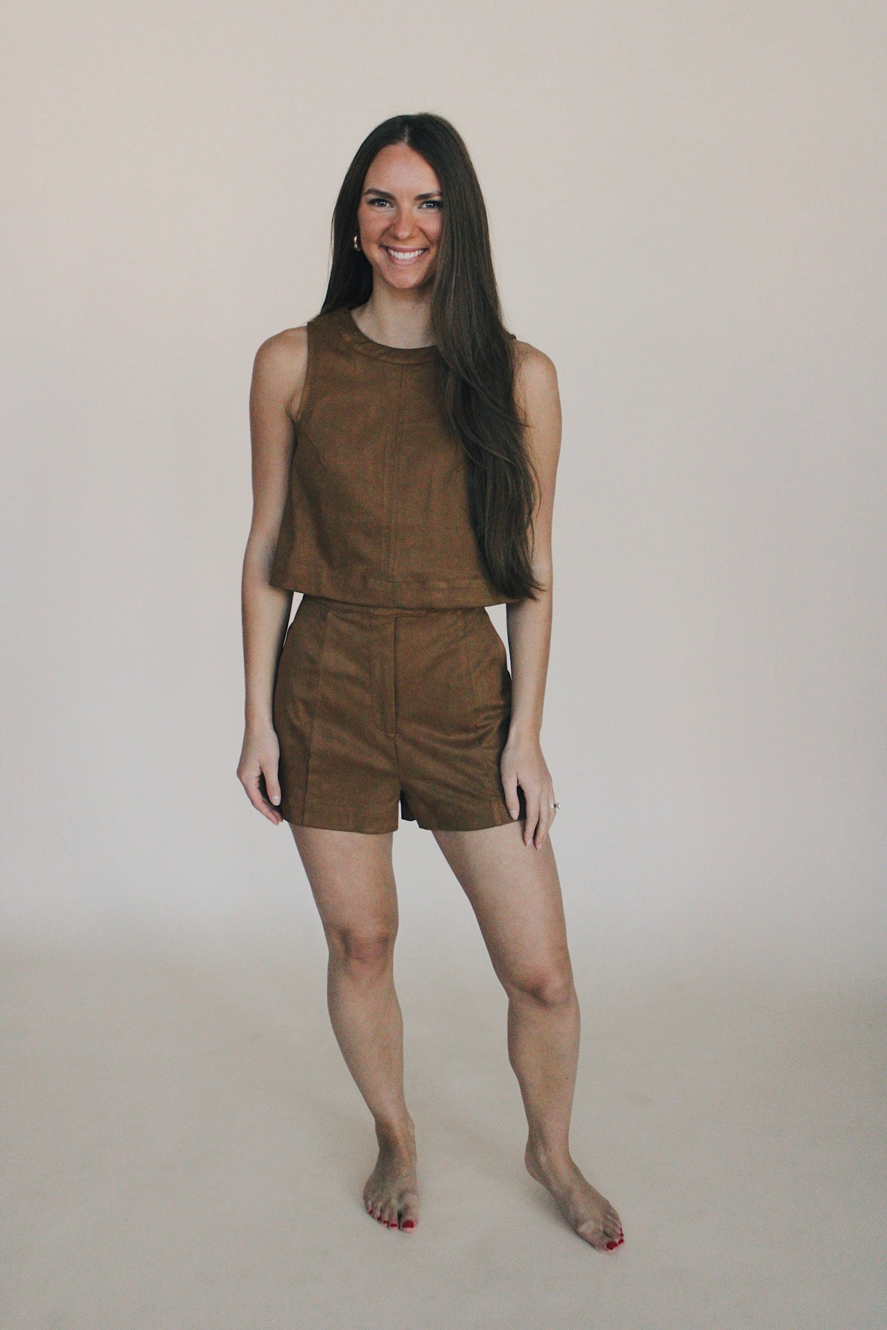 Ella Suede Tank