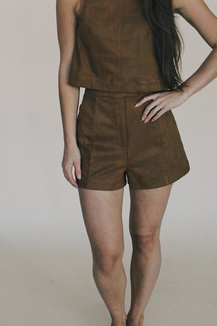 Ella Suede Tank