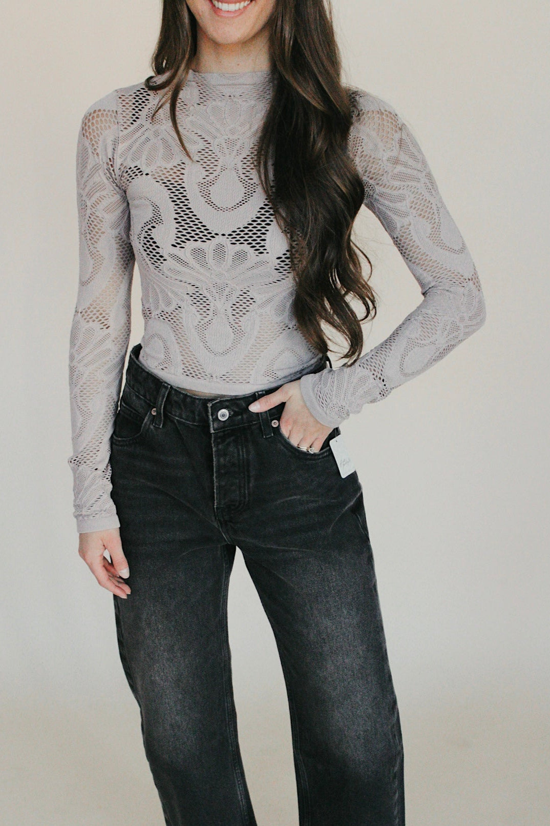 Seamless Jacquard Long Sleeve