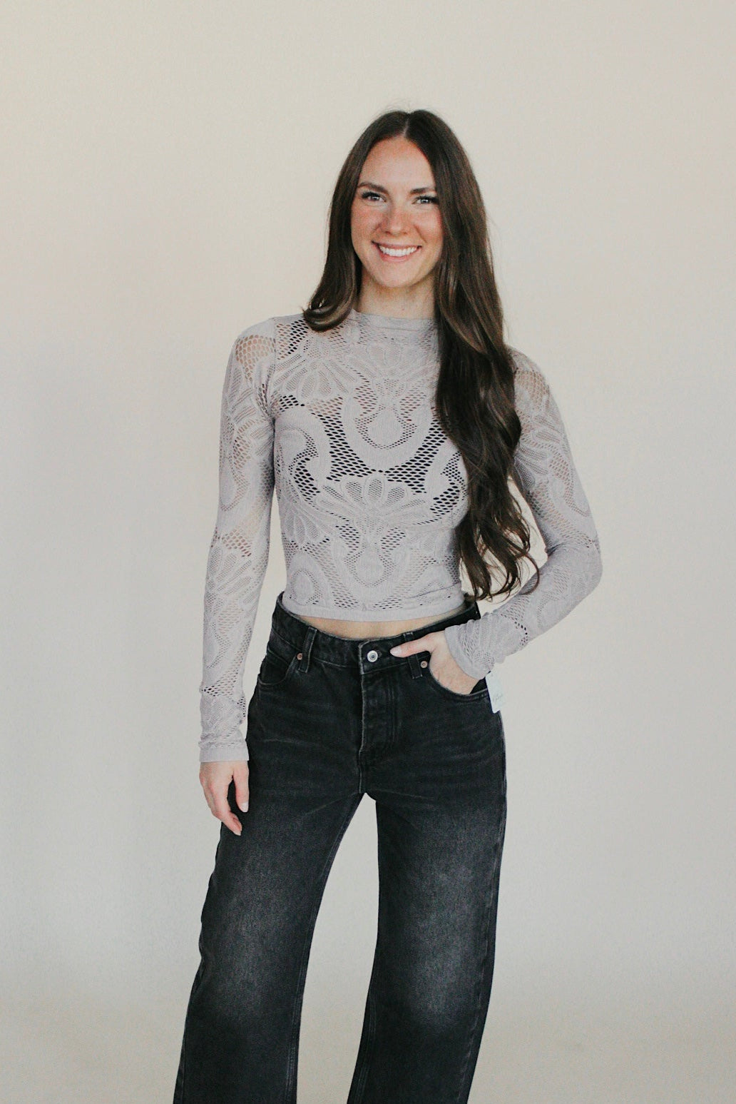 Seamless Jacquard Long Sleeve