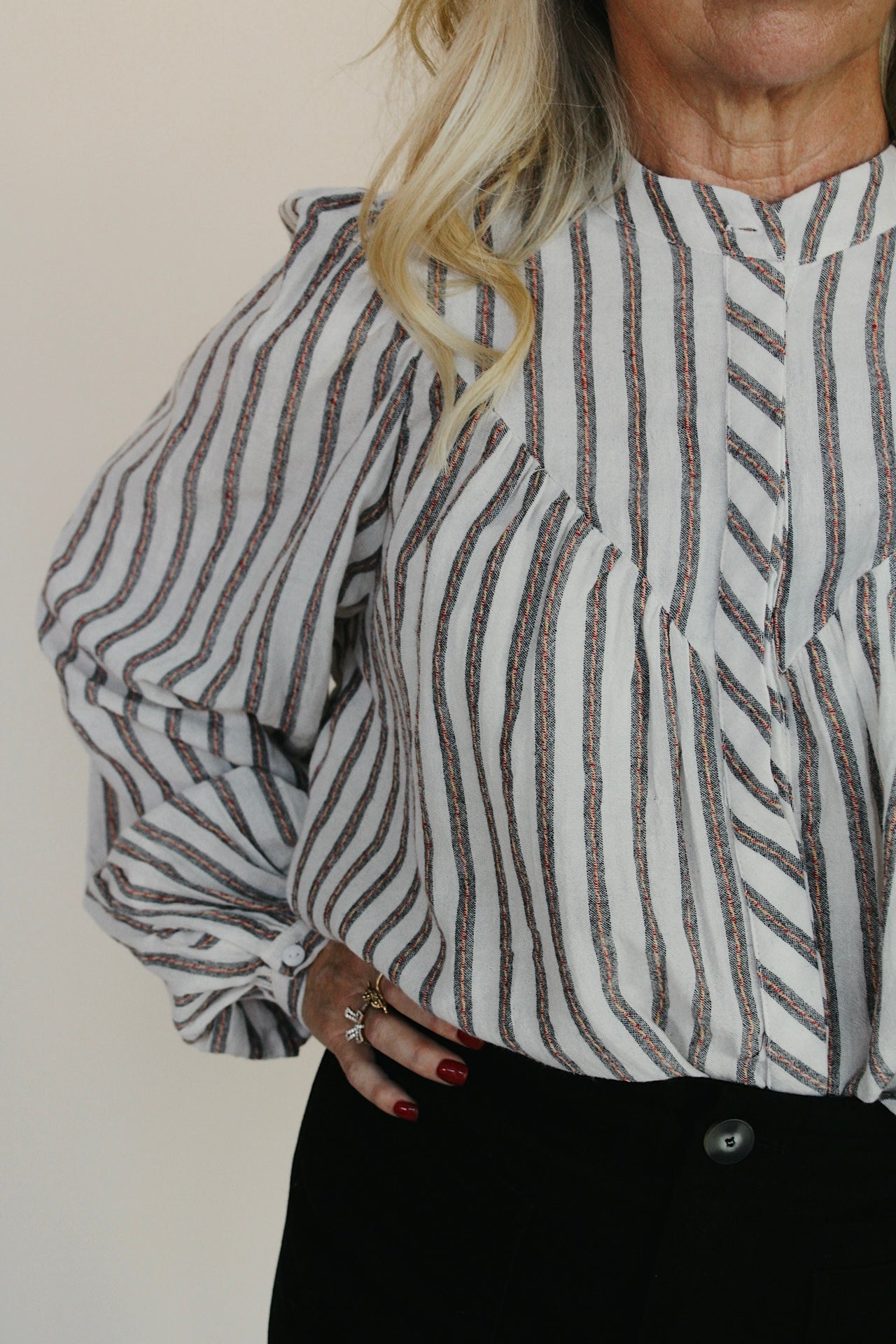 Georgia Woven Striped Shirt