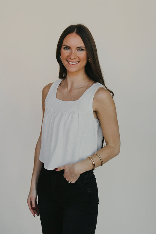 Linen Blend Tank