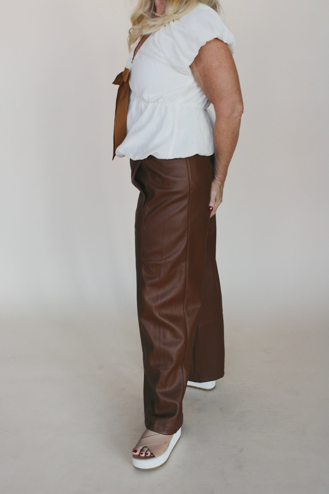 Tatum Vegan Leather Pant