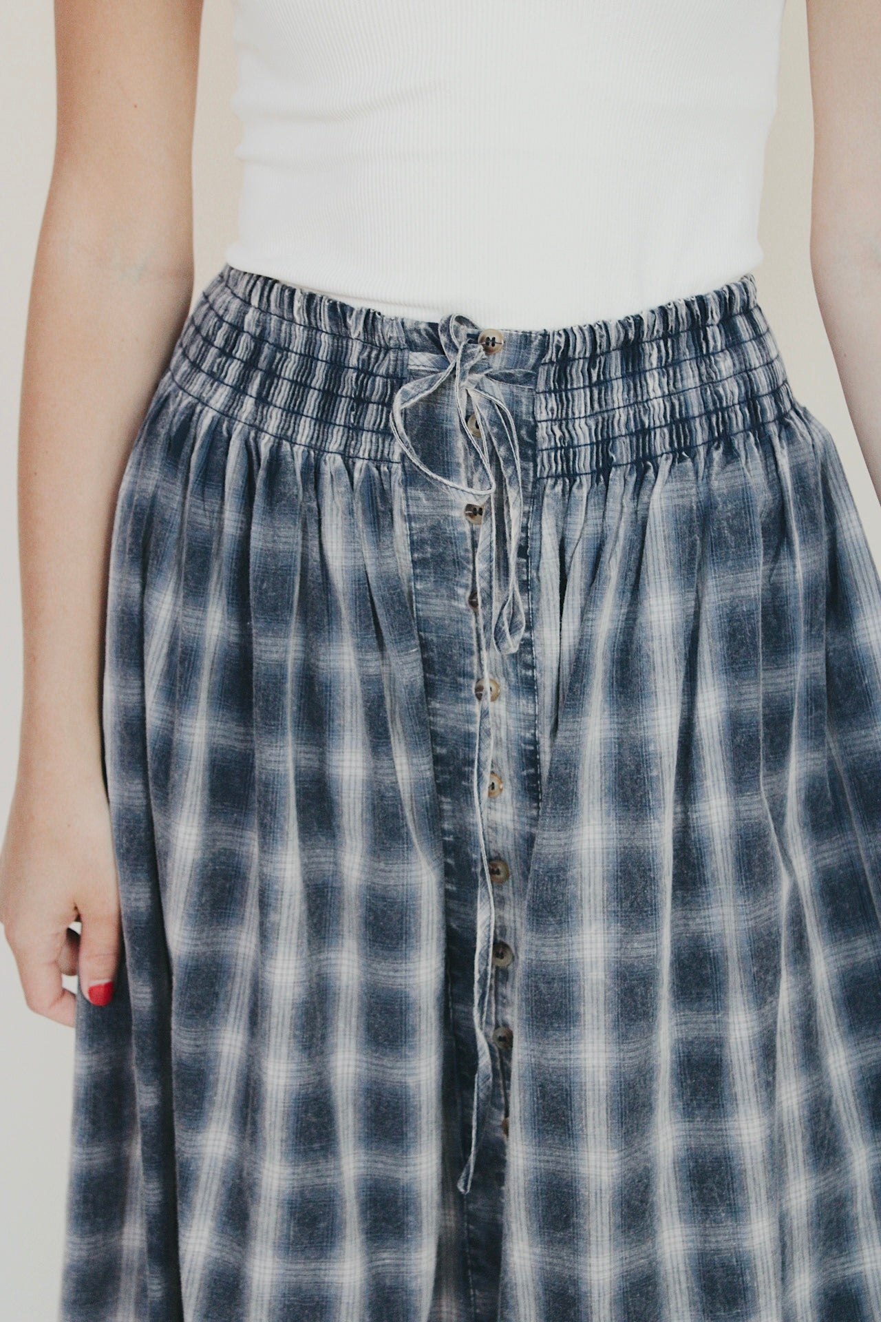 Promesa Plaid Skirt