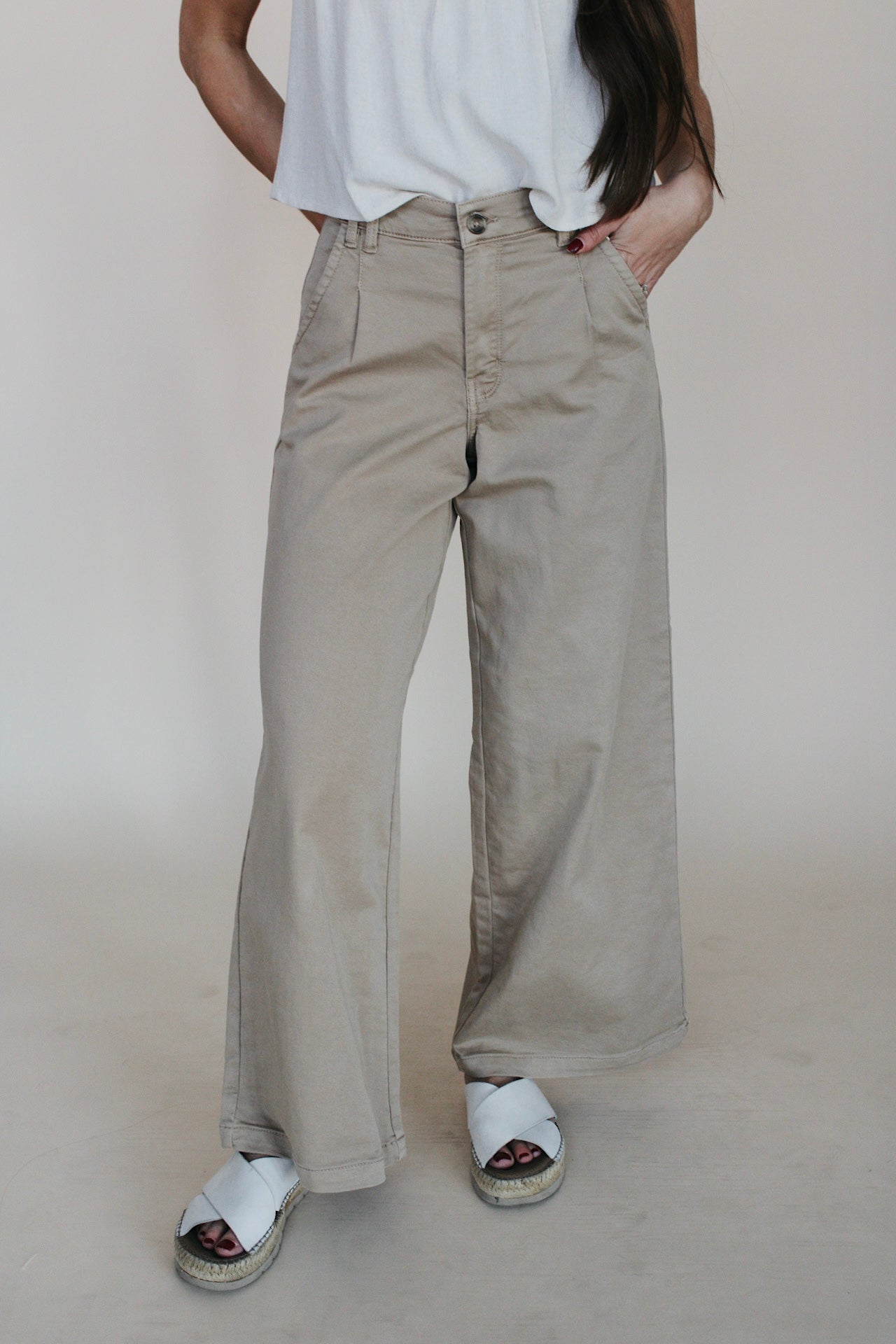Flowy Twill Trouser