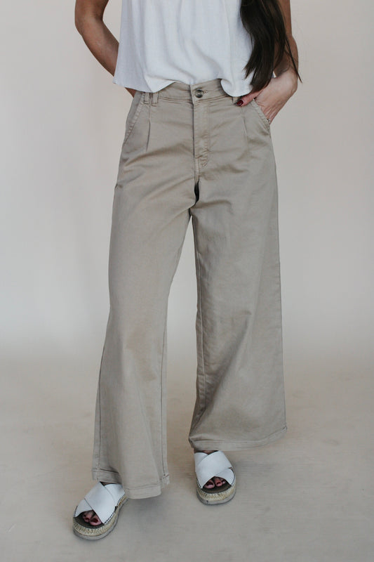 Flowy Twill Trouser