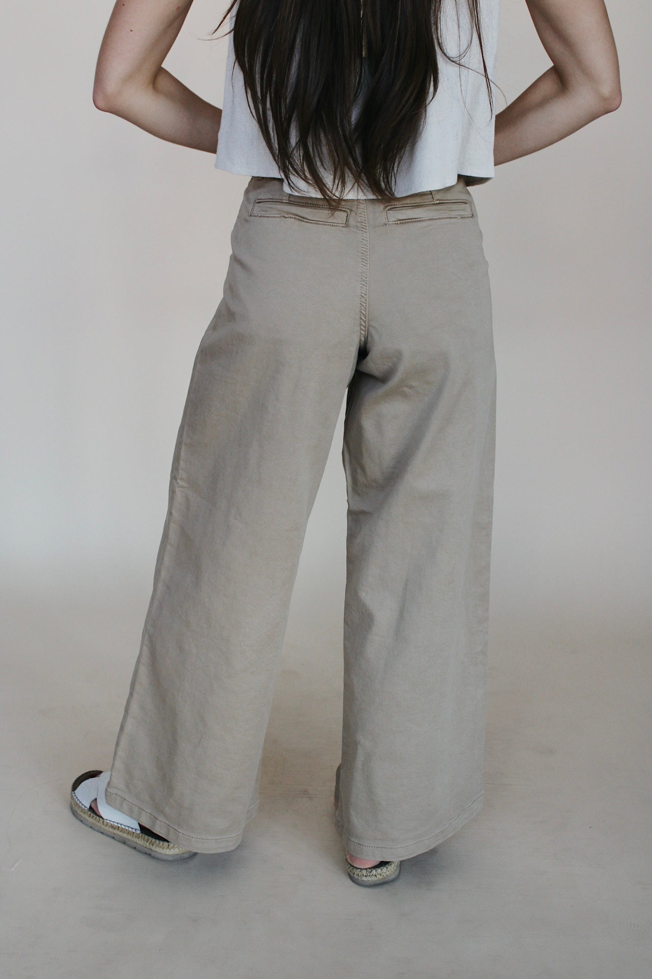 Flowy Twill Trouser