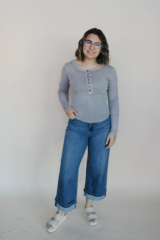 Lana Ribbed Henley