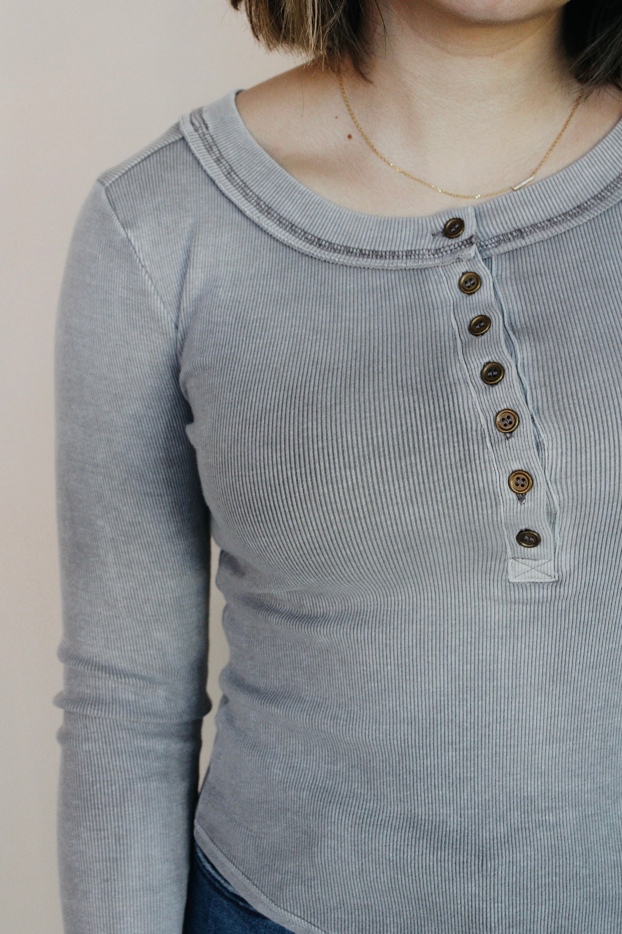 Lana Ribbed Henley