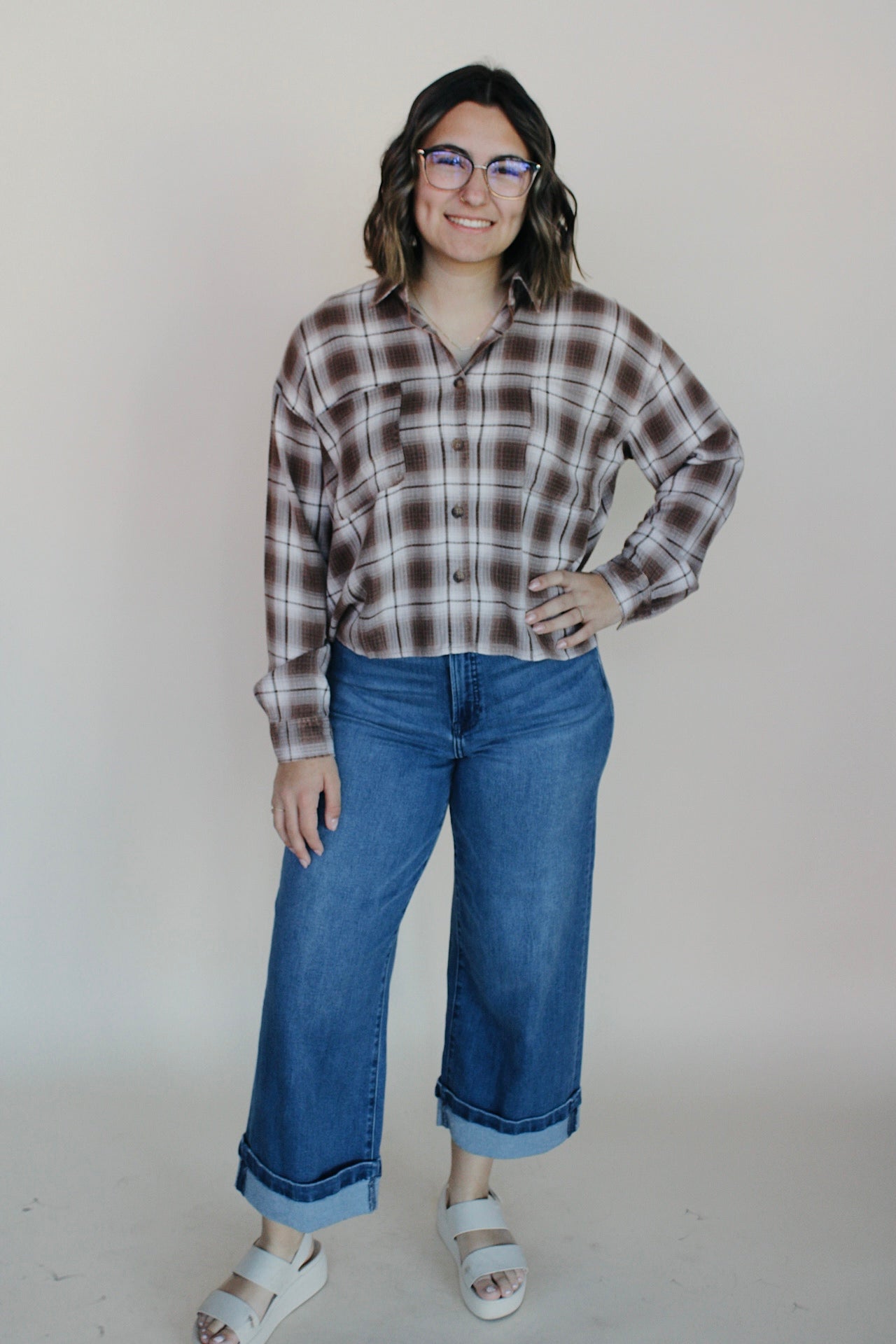 Nola Plaid Button Down