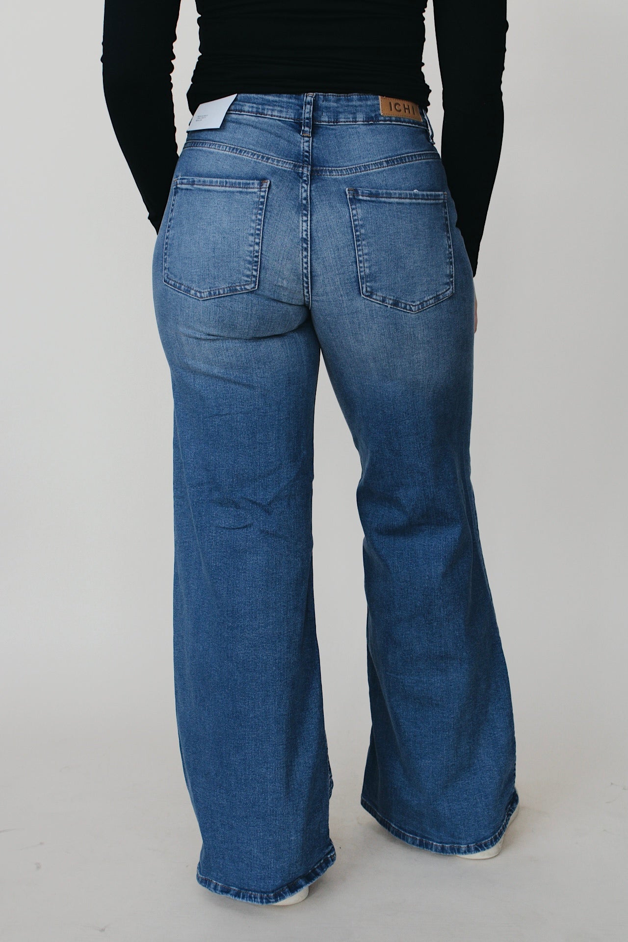 ICHI Denim Wide Leg Jean