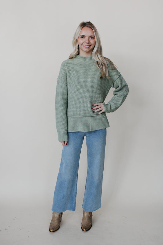 Gracie Waffle Knit Sweater