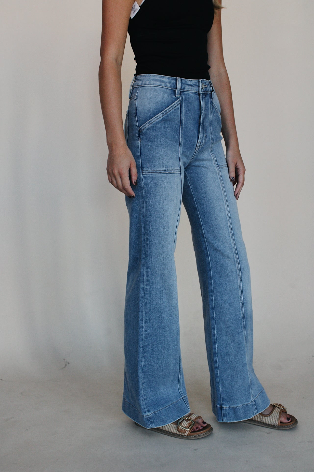 Hidden Seam Comfort Flare Jean