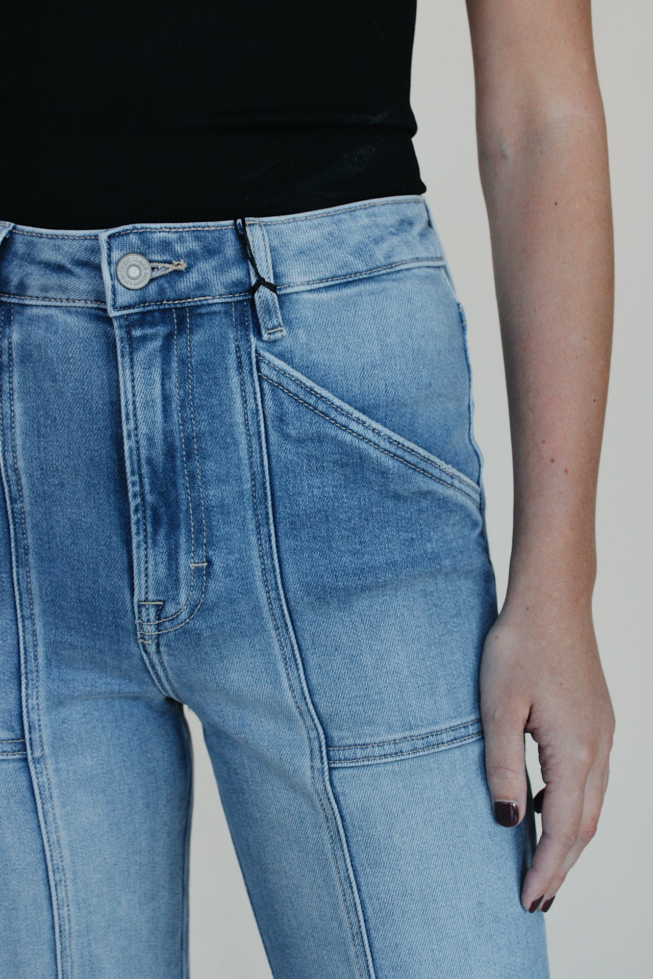Hidden Seam Comfort Flare Jean