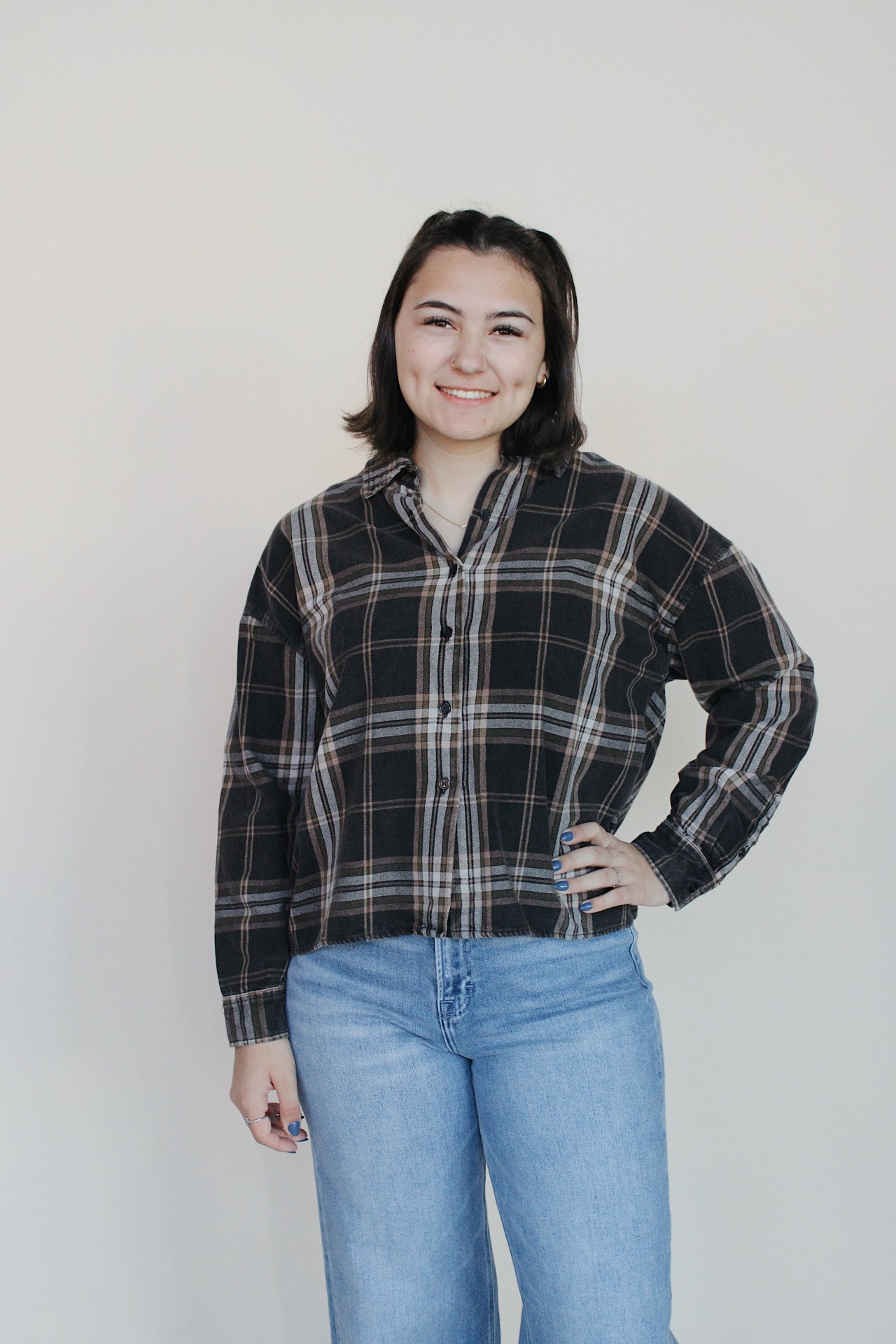 Plaid Button Down