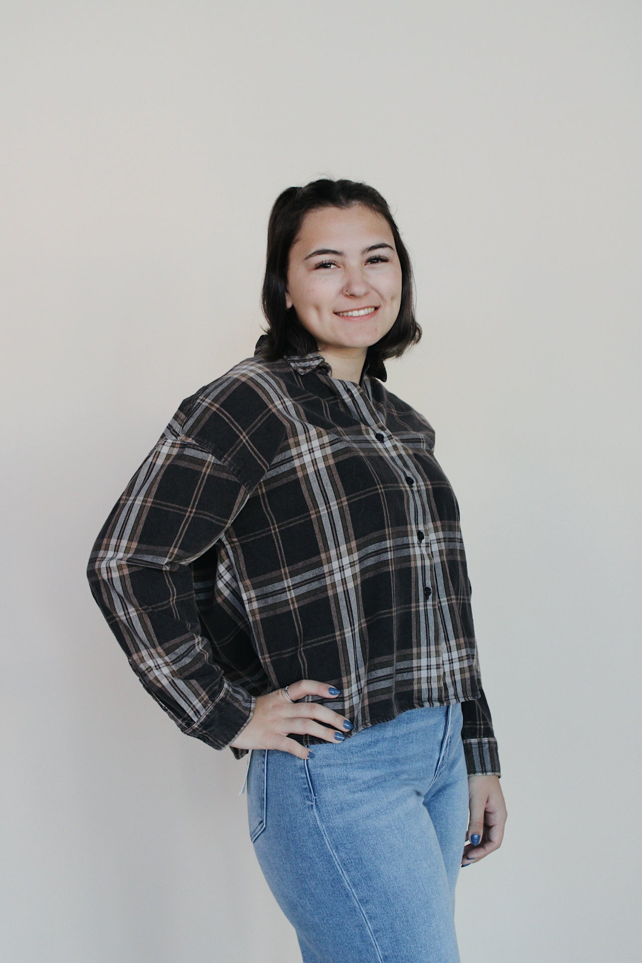 Plaid Button Down