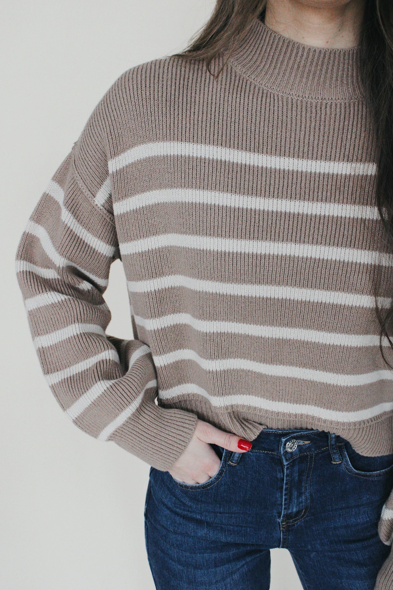 Presley Striped Knit Sweater