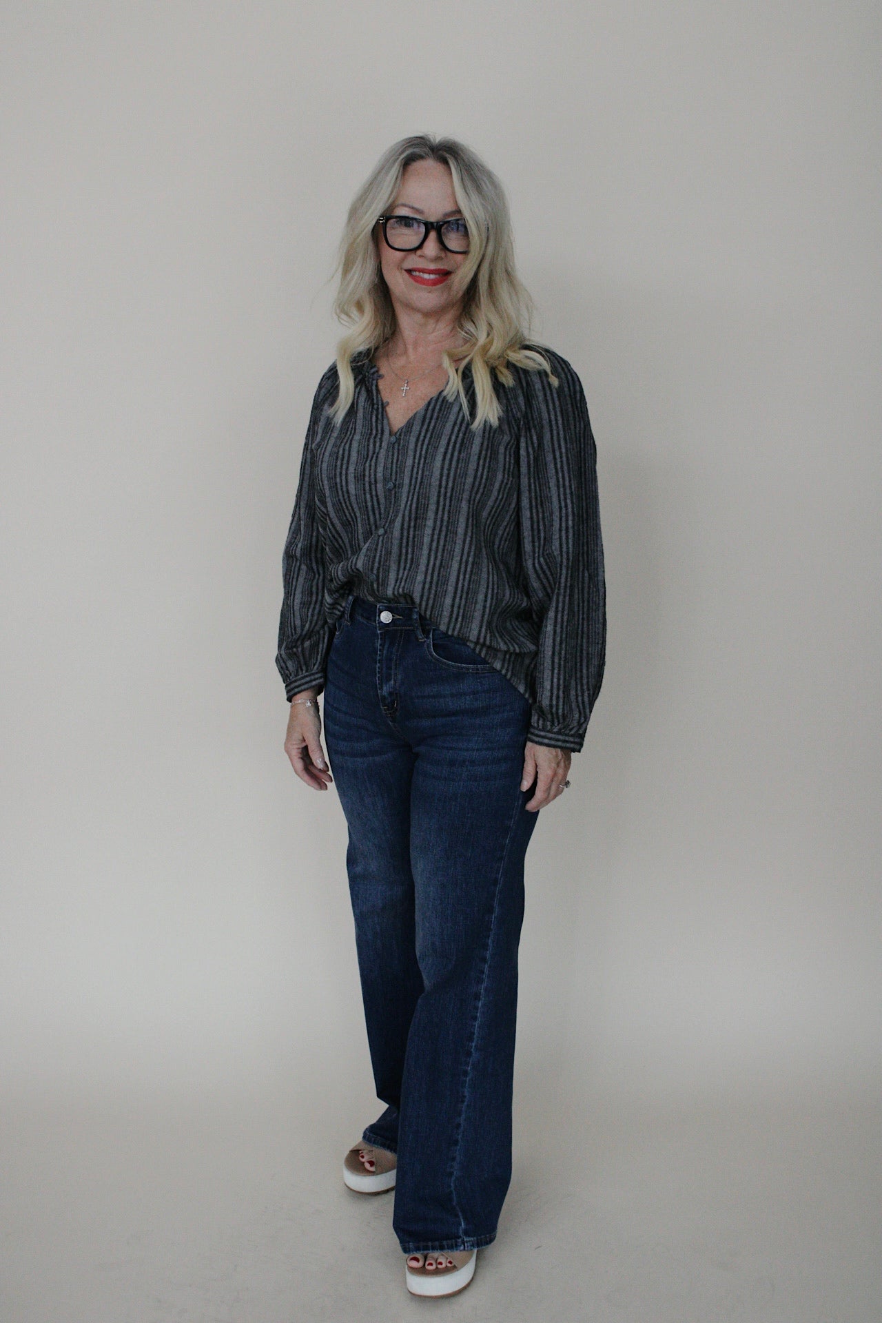 Abby Striped Blouse