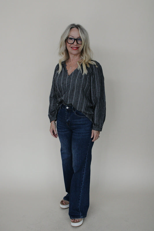 Abby Striped Blouse