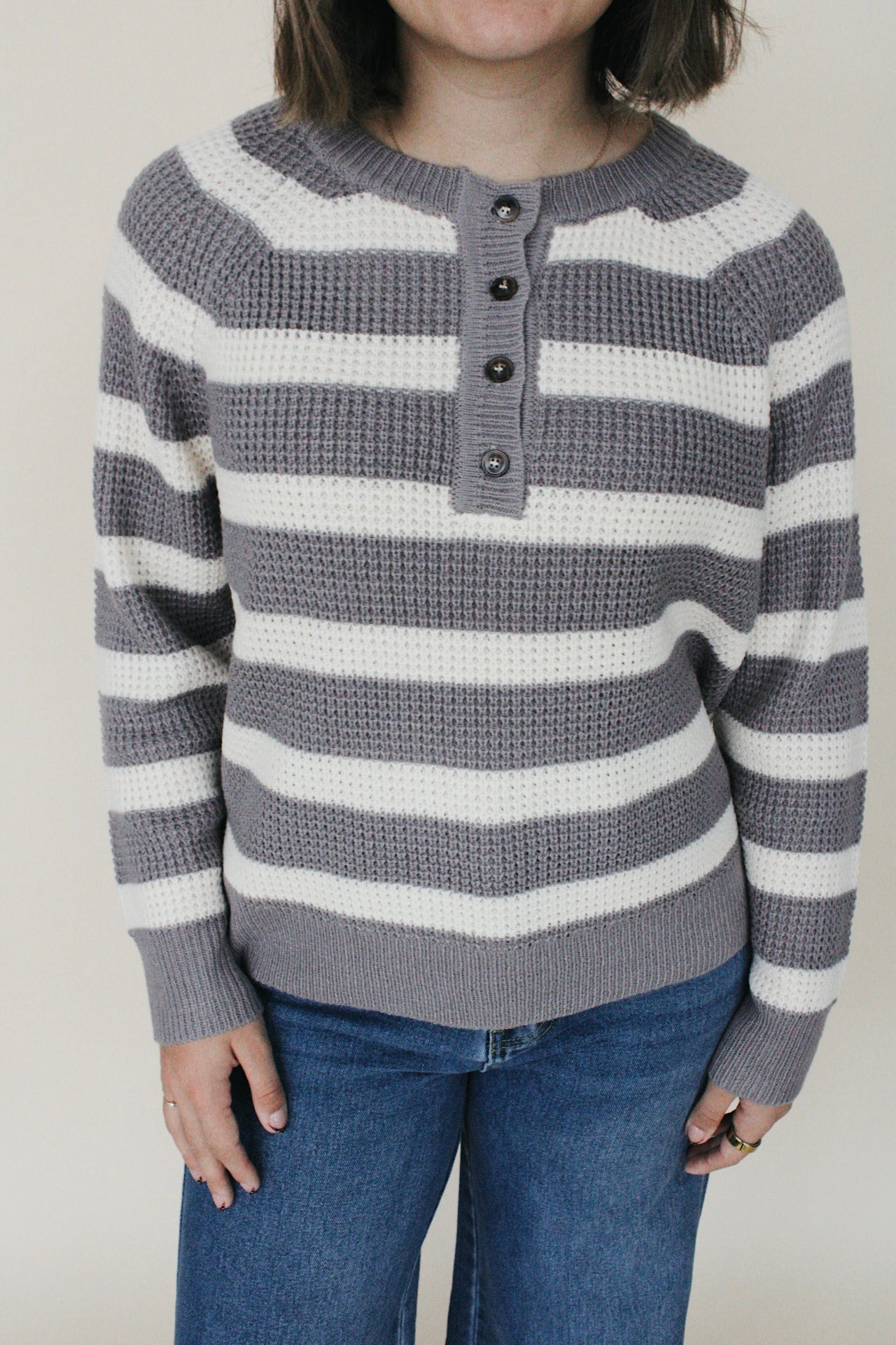 Maggie Henley Waffle Knit